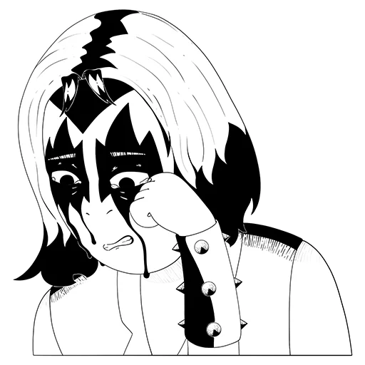 😭 Стикер «Rock&;n&;roll» для Telegram