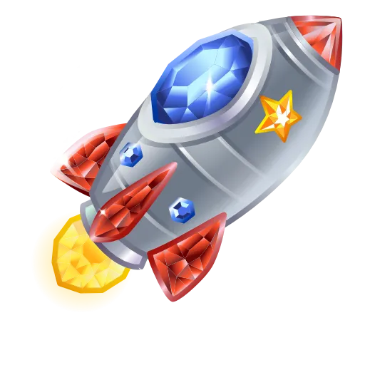 🚀 Стикер «Stellar Rocket» для Telegram