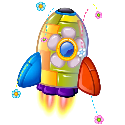 🚀 Стикер «Stellar Rocket» для Telegram