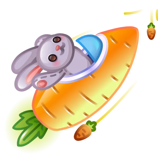 🚀 Стикер «Stellar Rocket» для Telegram