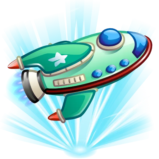 🚀 Стикер «Stellar Rocket» для Telegram