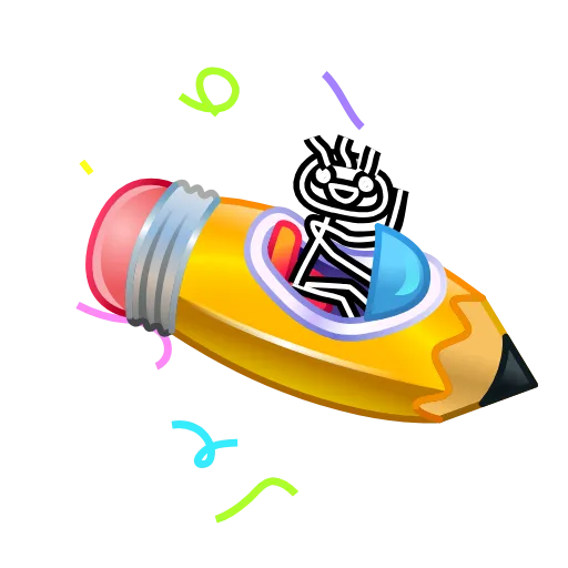 🚀 Стикер «Stellar Rocket» для Telegram
