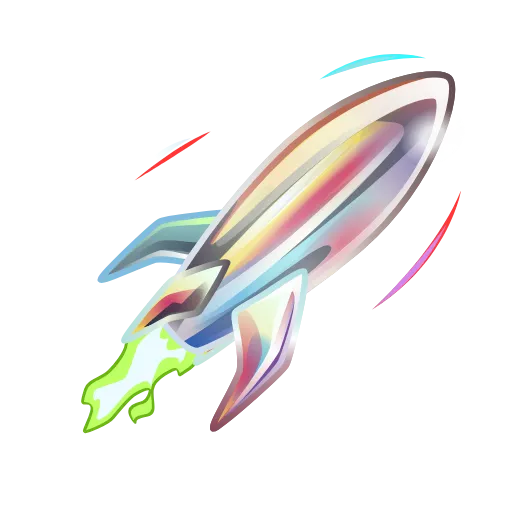 🚀 Стикер «Stellar Rocket» для Telegram