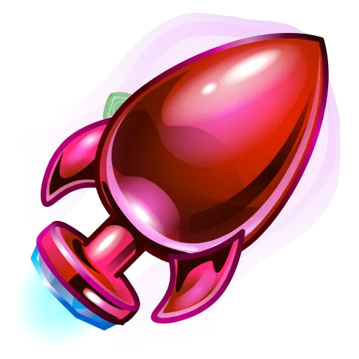 🚀 Стикер «Stellar Rocket» для Telegram