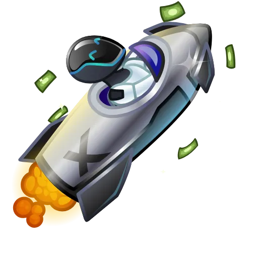 🚀 Стикер «Stellar Rocket» для Telegram