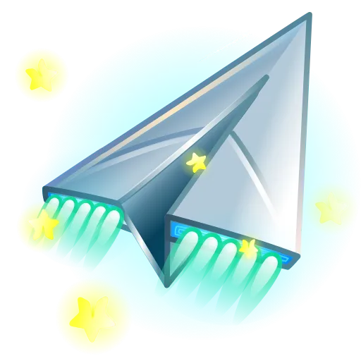 🚀 Стикер «Stellar Rocket» для Telegram