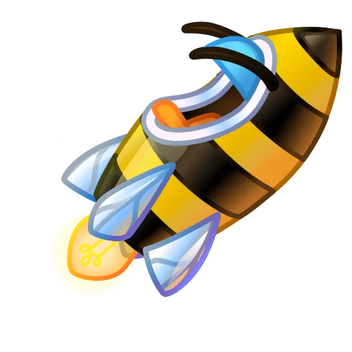 🚀 Стикер «Stellar Rocket» для Telegram