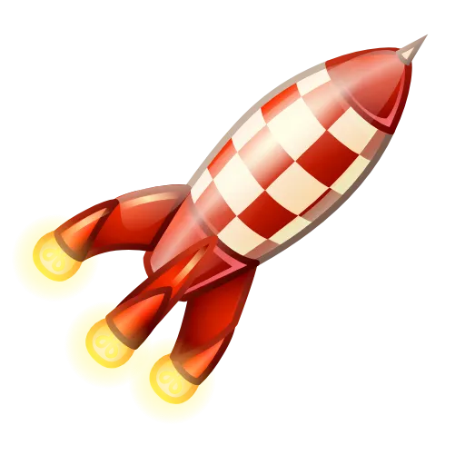 🚀 Стикер «Stellar Rocket» для Telegram