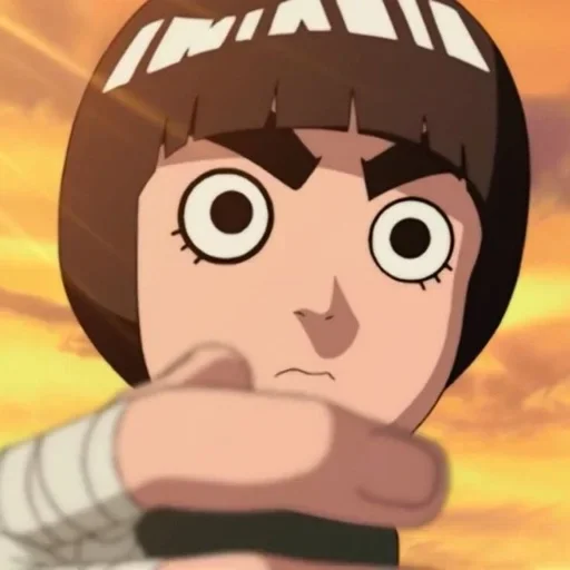 🌟 Стикер «Rock Lee Naruto» для Telegram