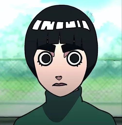 🌟 Стикер «Rock Lee Naruto» для Telegram