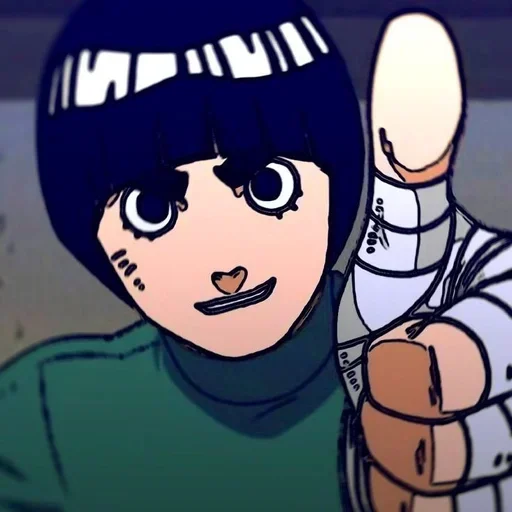 🌟 Стикер «Rock Lee Naruto» для Telegram