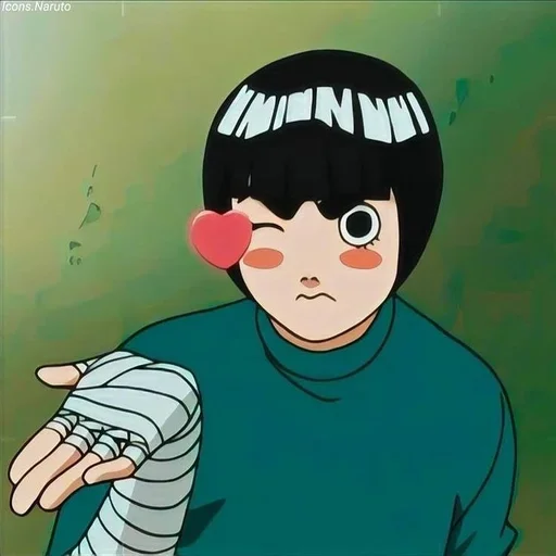 🌟 Стикер «Rock Lee Naruto» для Telegram