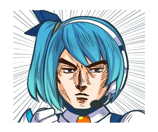 💪 Стикер «Mega Man X DiVE» для Telegram
