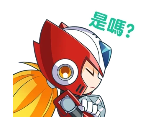 🫤 Стикер «Mega Man X DiVE» для Telegram