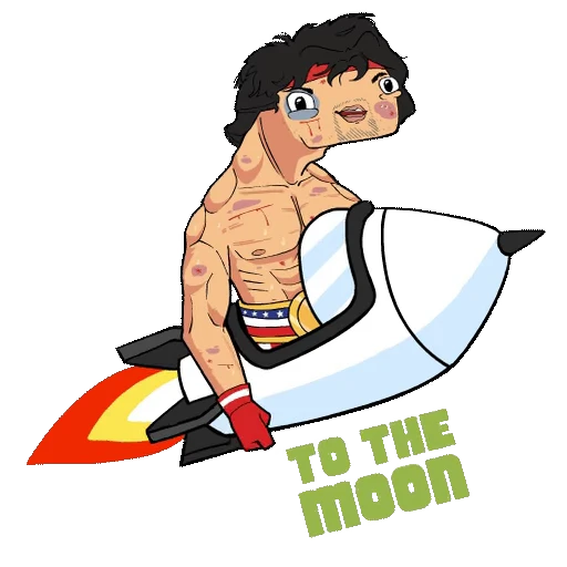 📈 Стикер «Rockocoin» для Telegram