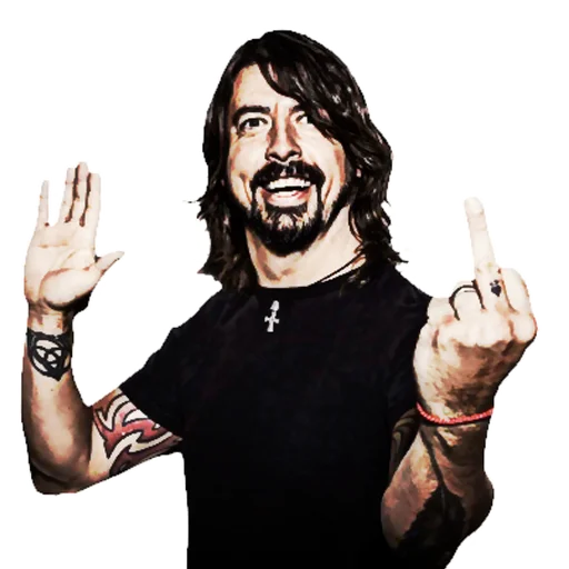 🖕 Стикер «Rock Star v1» для Telegram