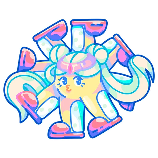 👽 Стикер «Rocktopus» для Telegram