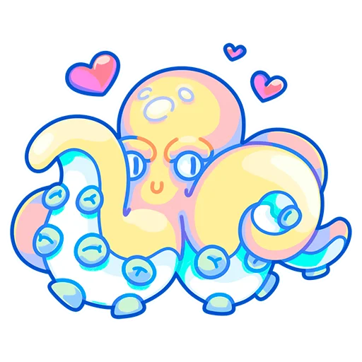 Стикерпак Rocktopus для Telegram — скачать