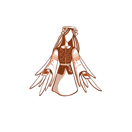 👸 Стикер «Rodnyj kut» для Telegram