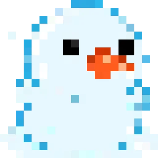 ⛄️ Стикер «Rofl 8-bit Duck» для Telegram