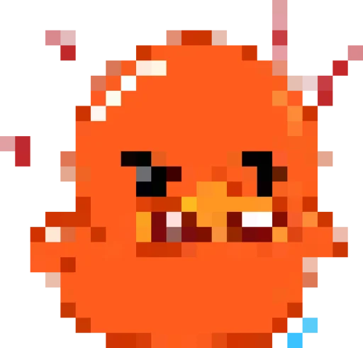 😡 Стикер «Rofl 8-bit Duck» для Telegram