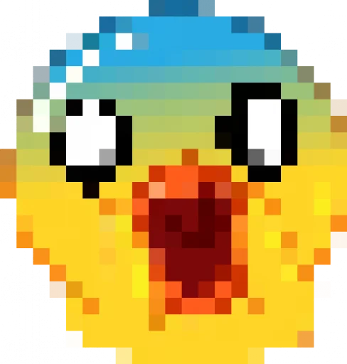😱 Стикер «Rofl 8-bit Duck» для Telegram