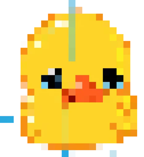 😰 Стикер «Rofl 8-bit Duck» для Telegram