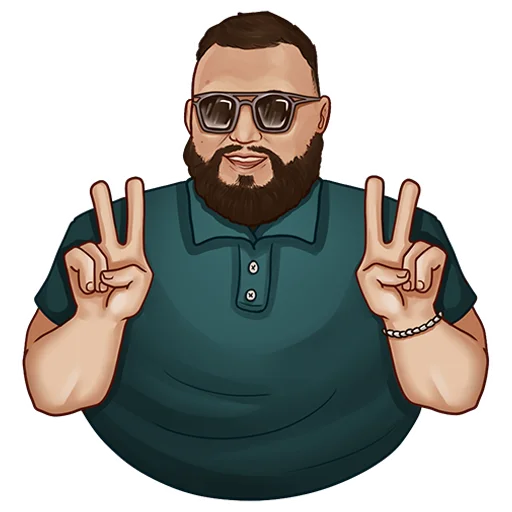 ✌ Стикер «roma_bigtasty» для Telegram