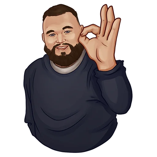 👌 Стикер «roma_bigtasty» для Telegram