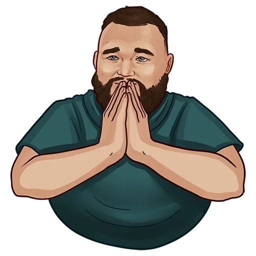 🙏 Стикер «roma_bigtasty» для Telegram