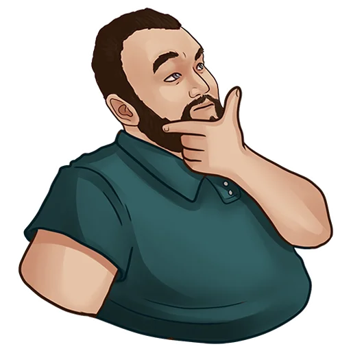 🤔 Стикер «roma_bigtasty» для Telegram