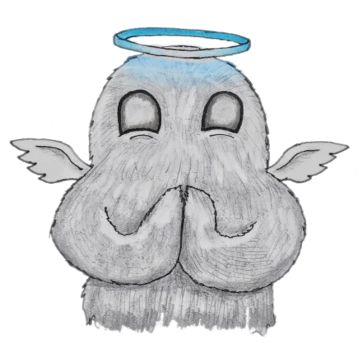 😇 Стикер «Monster» для Telegram