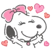 🤩 Эмодзи «Романтичный Снупи» для Telegram