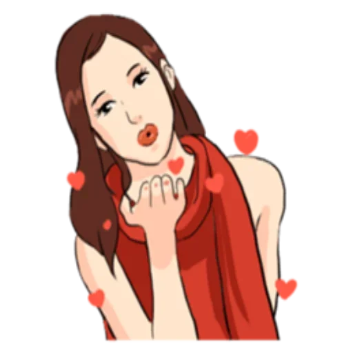 😻 Стикер «Romantic Love» для Telegram