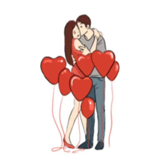 🎈 Стикер «Romantic Love» для Telegram