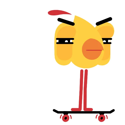 😑 Стикер «Rombo Bird» для Telegram