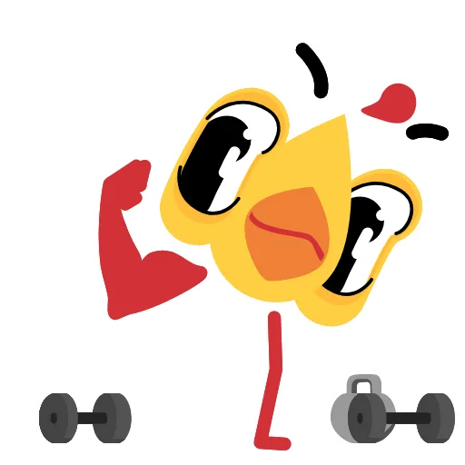 💪 Стикер «Rombo Bird» для Telegram