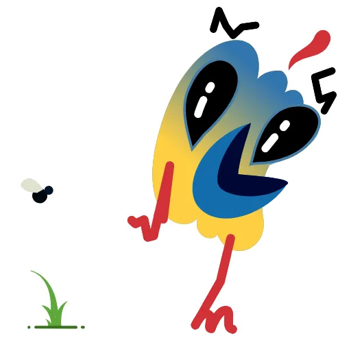 😨 Стикер «Rombo Bird» для Telegram