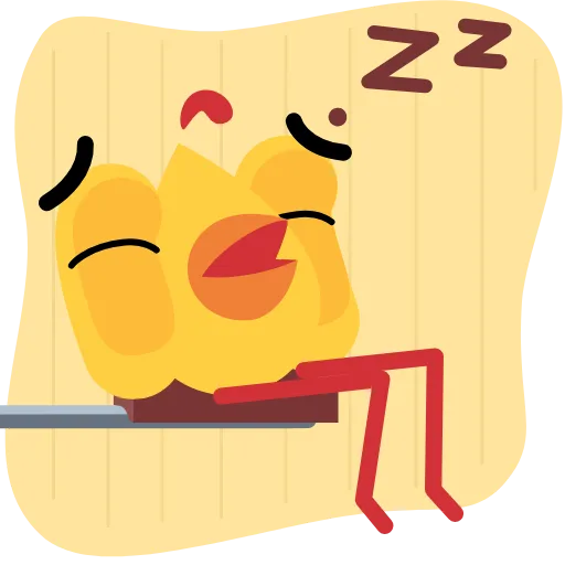 😴 Стикер «Rombo Bird» для Telegram