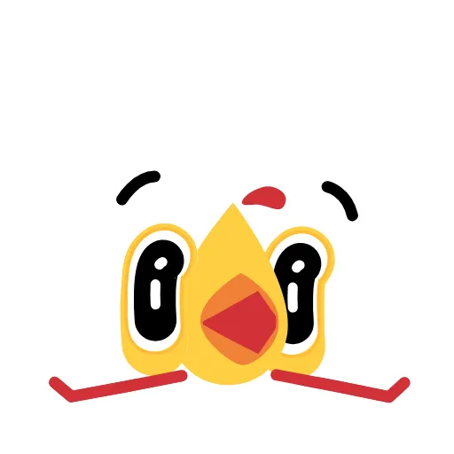 😮 Стикер «Rombo Bird» для Telegram