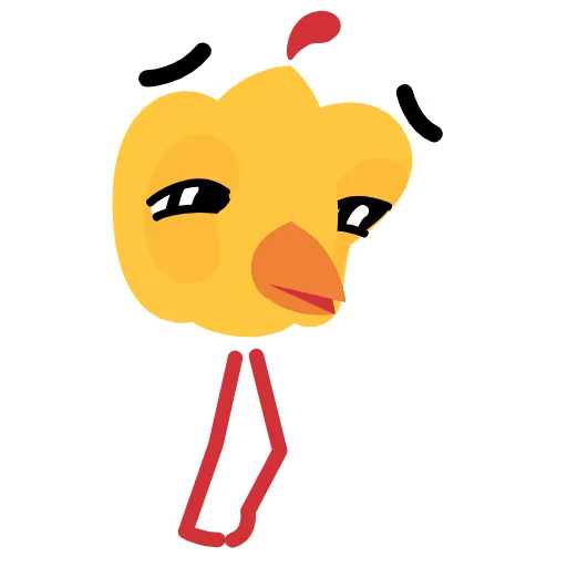 😞 Стикер «Rombo Bird» для Telegram
