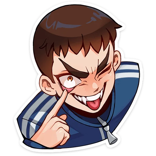 😅 Стикер «Рома из Tiny Bunny без надписей» для Telegram