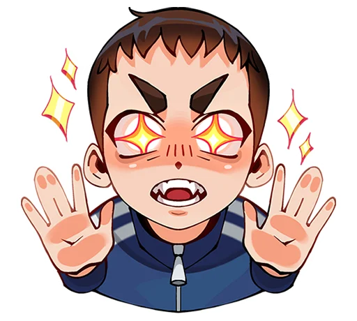 🤩 Стикер «Рома из Tiny Bunny без надписей» для Telegram