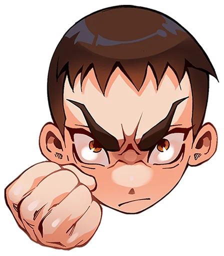 👊 Стикер «Рома из Tiny Bunny без надписей» для Telegram