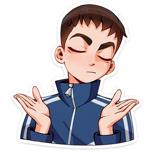 🤷‍♂️ Стикер «Ромка Tiny Bunny без текста» для Telegram