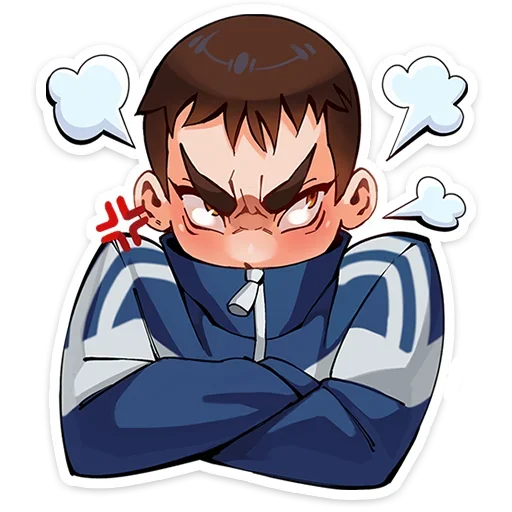 😤 Стикер «Ромка Tiny Bunny без текста» для Telegram