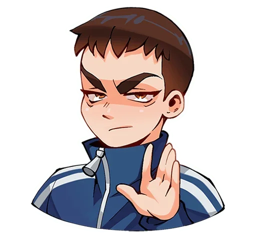 🙅‍♂️ Стикер «Ромка Tiny Bunny без текста» для Telegram
