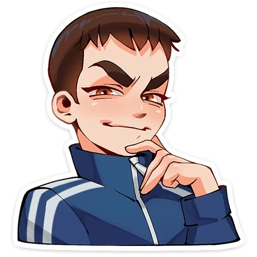 🤔 Стикер «Ромка Tiny Bunny без текста» для Telegram
