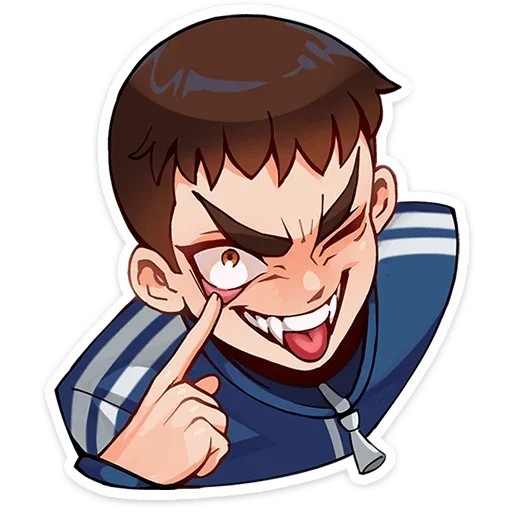 😜 Стикер «Ромка Tiny Bunny без текста» для Telegram