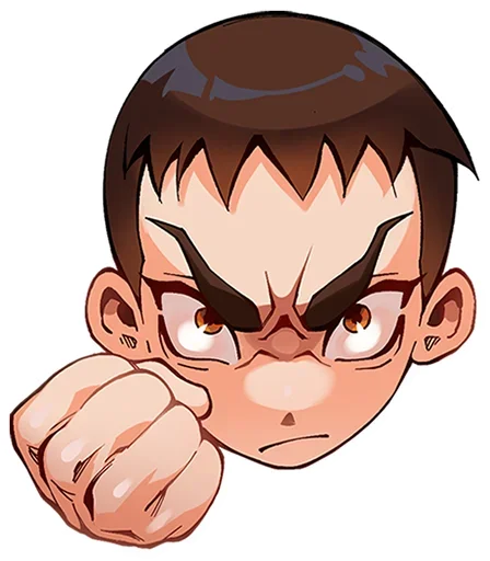 👊 Стикер «Ромка Tiny Bunny без текста» для Telegram